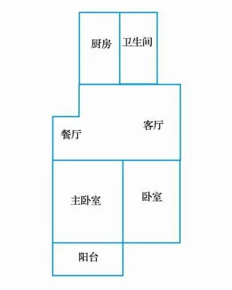 百大旁两室精装修家具家电齐全拎包即住 - 图片 9