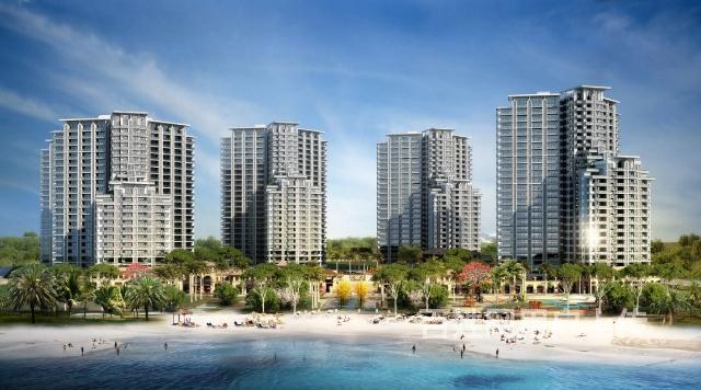 儋州市白马井镇海花岛旁边的一线海景房一房两房小户型
