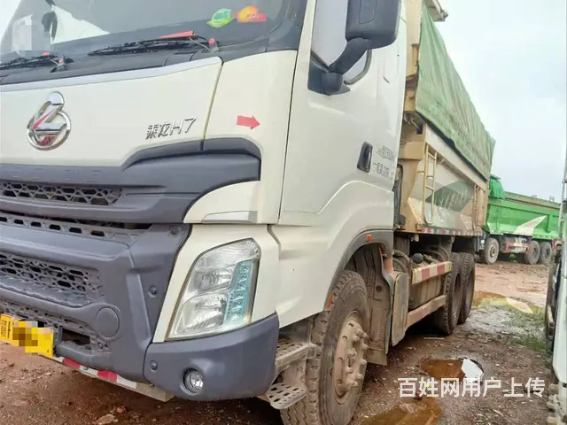 二手环保车国五乘龙H7后八轮自卸 385马力5米8 - 图片 1
