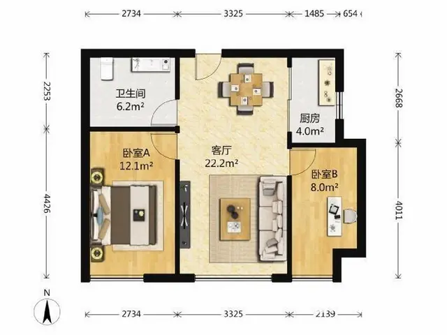 府厚2室精装出租1100元看房方便贾汪区对面 - 图片 8
