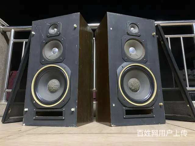 老古董原装飞乐三分频8寸发烧书架音箱 - 图片 6