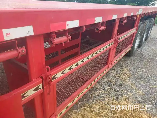 池州13米平板半挂车 现车出售 配置大 价格不高 - 图片 7