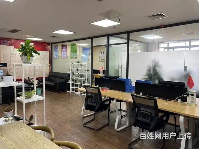 城北 花都艺墅90平办公室 带隔断 带办公家具 - 图片 7