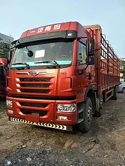 出售解放前四后四高栏载货车 240马力 国四