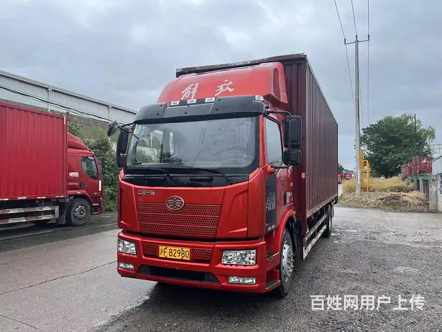 低价卖20年5月8.2米双电飞解放 厢式货车 - 图片 3