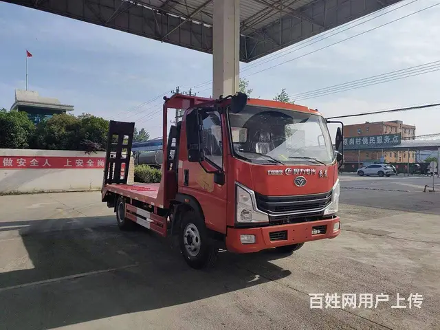 重汽豪曼玉柴150马力平板运输车多少钱一辆 - 图片 3