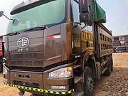 解放J6P后八轮自卸车，锡柴420马力