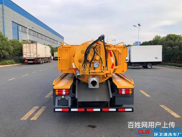 江铃顺达清洗吸污车管道疏通下地下室  整车高2.1 - 图片 6