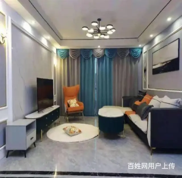 万达旁！行政服务，精装3房，家具家电齐全，拎包入住 - 图片 1