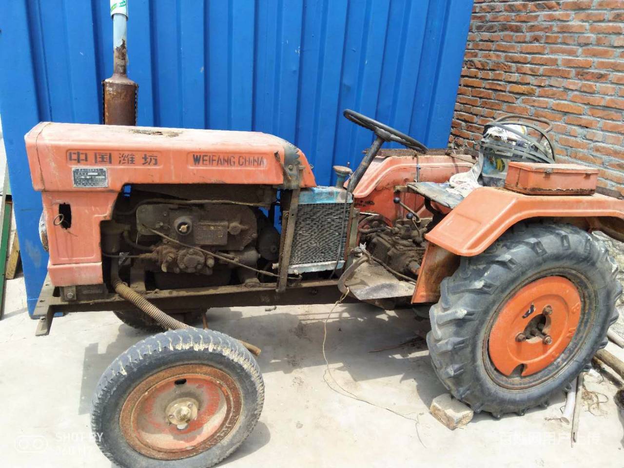 处理二手农用拖拉机头