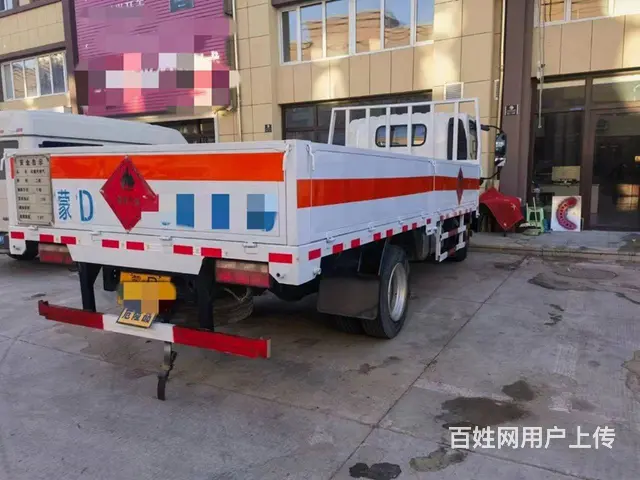 二手解放5米2危险品二类气瓶运输车仓栏车 - 图片 4