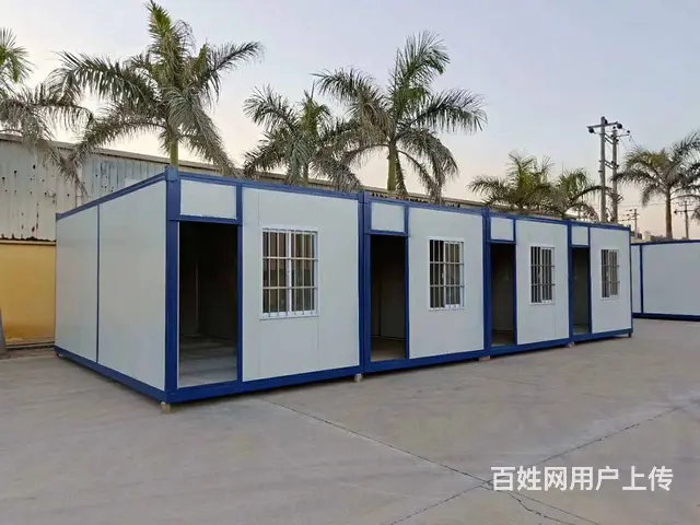 工地住人集装箱房，固定式打包箱办公房户外设备租赁 - 图片 2