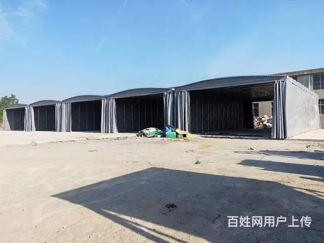 移动推拉篷活动帐篷大型仓库棚停车棚物流棚夜宵烧烤棚 - 图片 5