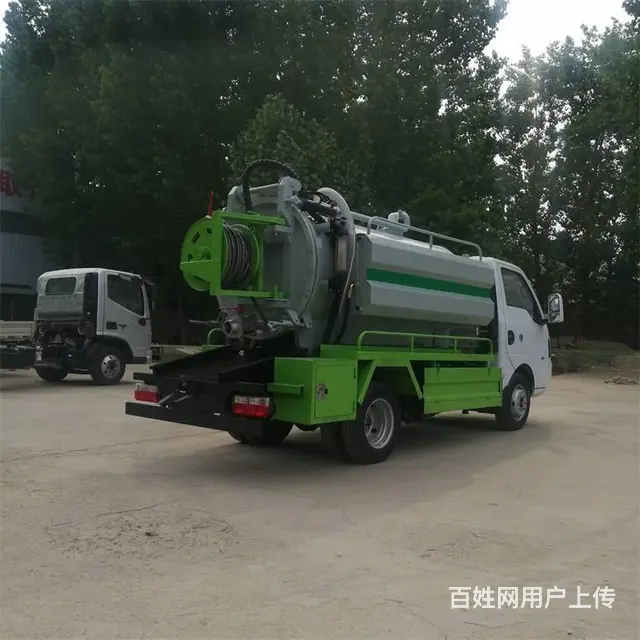 自吸自排吸污吸粪车 随车配置大功率真空吸污泵 - 图片 3