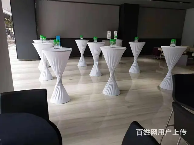 广州玻璃洽谈桌，圆桌租赁，方桌租赁，鸡尾酒桌租赁 - 图片 6