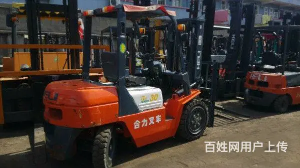 二手合力3吨平包夹叉车带左右侧移，国产软包夹叉车 - 图片 3