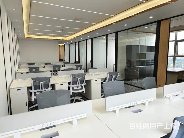 新都传化润锦大厦314平精装带家具出租 - 图片 8