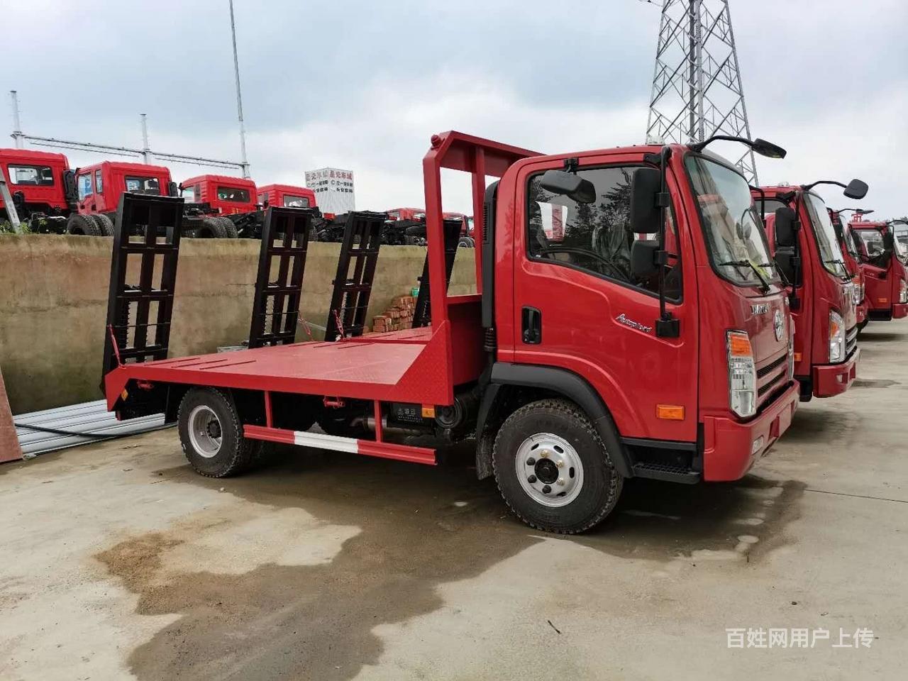 成都大运单桥平板拖车