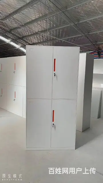 拆装精品窄边文件柜铁皮柜办公室资料柜带锁储物柜 - 图片 3