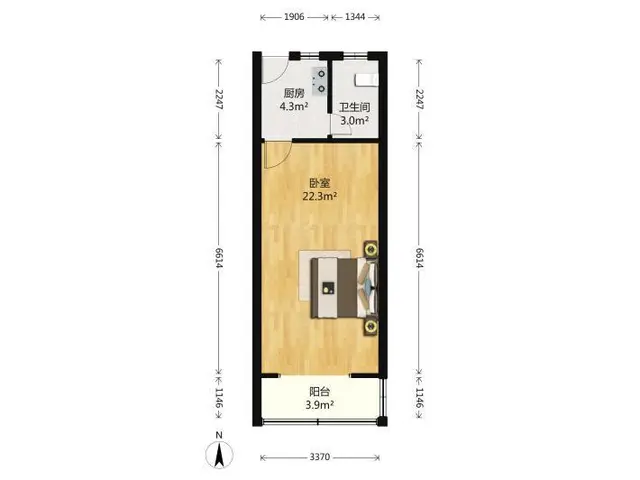 拱北关口岭秀城电梯精装大公寓出租，租价2300。近关口 - 图片 8