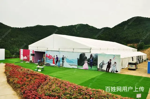 户外婚礼篷房 商业活动大棚 景区雪地帐篷 可租可售 - 图片 1