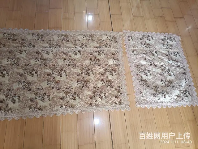 35耦合色编织《沙发垫》一大一小两块。大块尺寸：1 - 图片 2