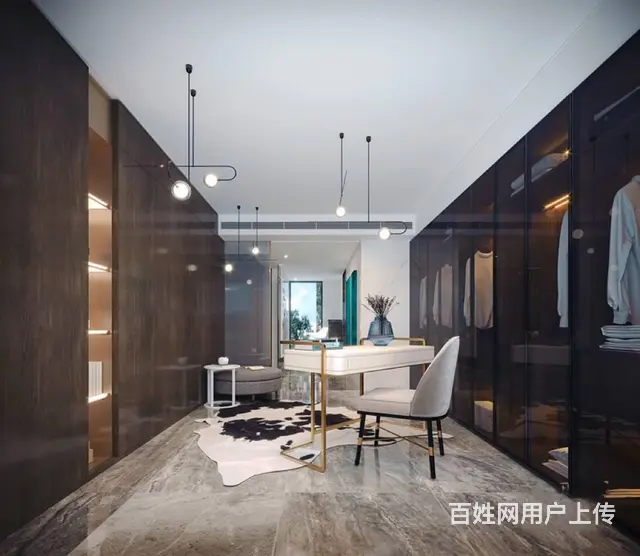 现代轻奢|286平米常州别墅装修案例 - 图片 4
