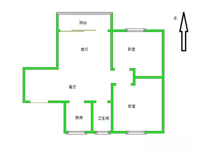 新香洲文园金桦城市花园96平精装修2房格局方正 - 图片 10