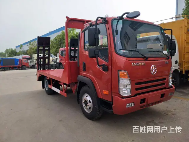 8吨12吨东风大运蓝牌平板拖车厂家直销包送到可分期 - 图片 1