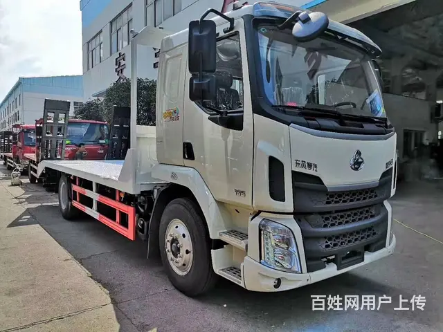 厂家直销东风柳汽拖板车 拖15吨挖机平板拖车可按揭 - 图片 11