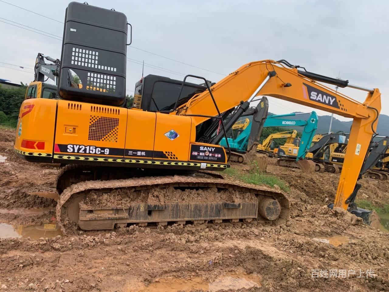 出售原装二手挖掘机三一215-9手续全质保一年包送