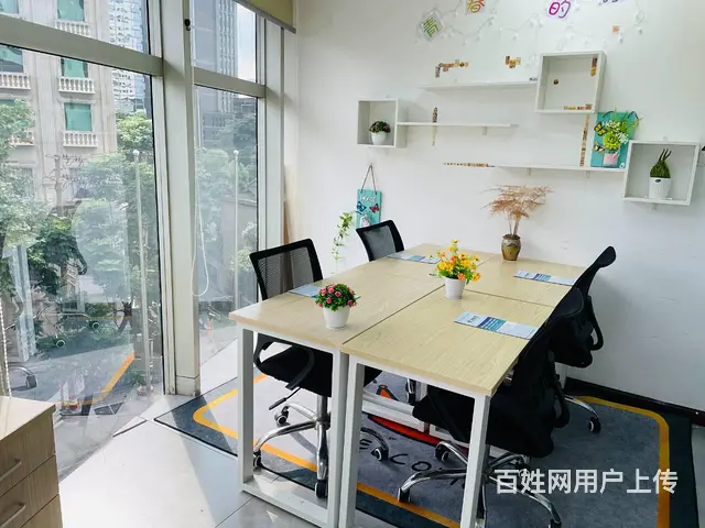 银华大厦物业直租办公室，可做直播间的靠窗4-6人间 - 图片 3