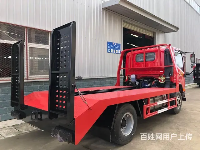 解放蓝牌平板车可拉120挖掘机全国包上户送车 - 图片 6