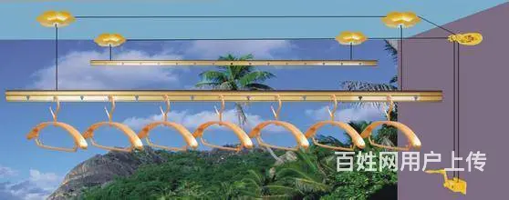 九江晾衣架安装  手摇升降晾衣架维修 换钢丝绳 - 图片