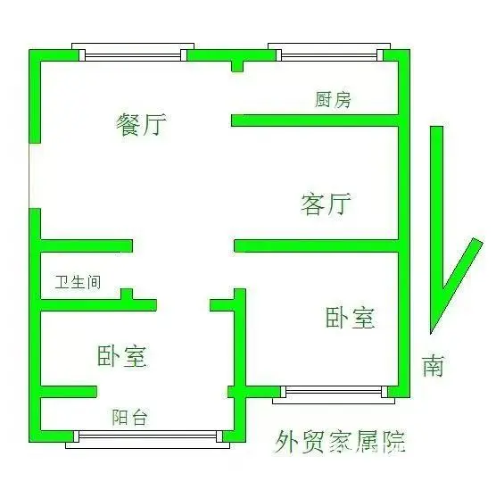 浉河区北京路外贸东家属院 普通住宅 精装修+车库 整体出售 - 图片 7
