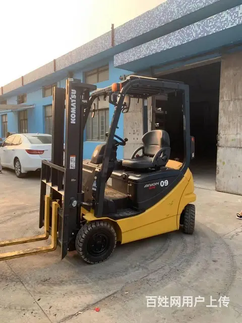 小松1吨四轮家用电动叉车 九成新进口二手叉车低价转 - 图片 2