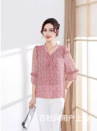 武汉盛依服饰25年春季新款梵玲小衫品牌折扣出货 - 图片 4