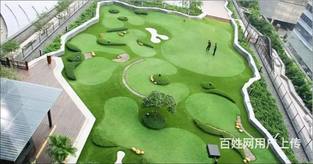 人造嵌沙果岭场地 室外仿真高尔夫果岭 - 图片 6