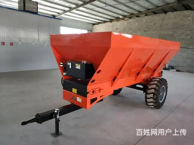8方后置双圆盘撒肥车 农家肥牛羊鸡鸭干湿粪便抛撒车 - 图片 5