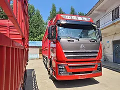 出售二手重汽豪沃TH7 9.6米高栏/栏板