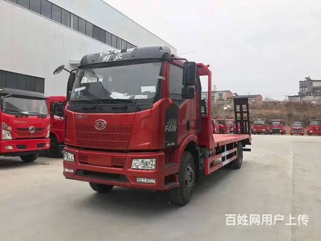 板长6.8米解放挖机拖车 平板运输车 支持送货上门 - 图片 5