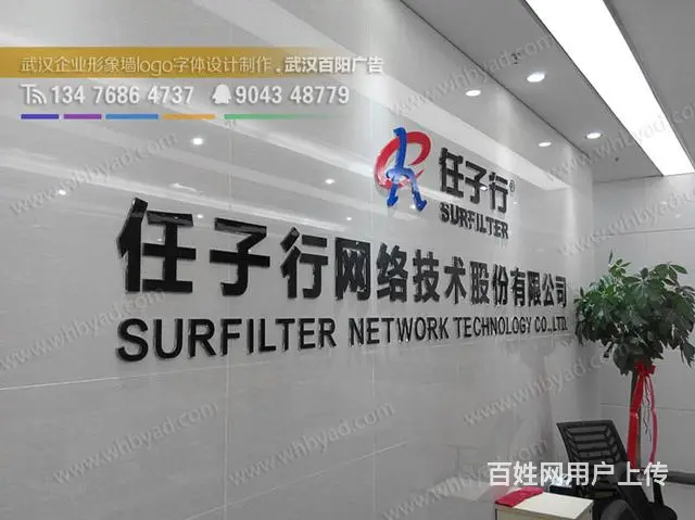 光谷企业形象墙设计，鲁巷公司形象墙效果图，免费设计 - 图片 8