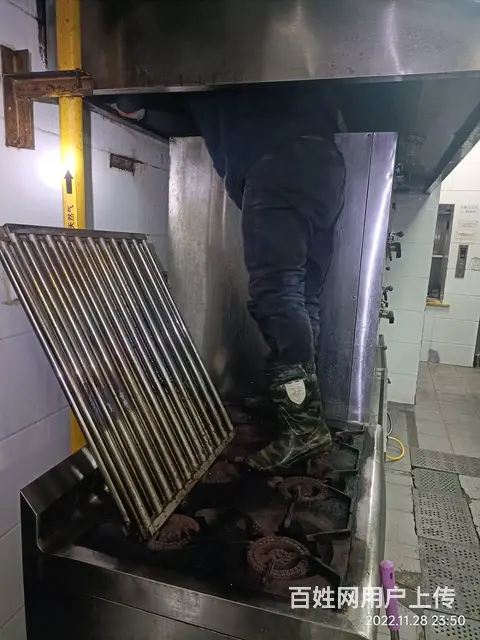 昆山开发区工厂食堂油烟机清洗风机清洗厨净价低 - 图片 3