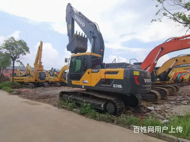 转让二手挖掘机沃尔沃210手续全质保两年包送可分期 - 图片 1