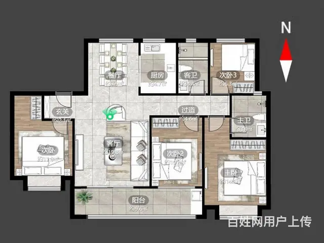 新房子交付快一年了（业主因为工作调动，所以自己不装修自住了） - 图片 11