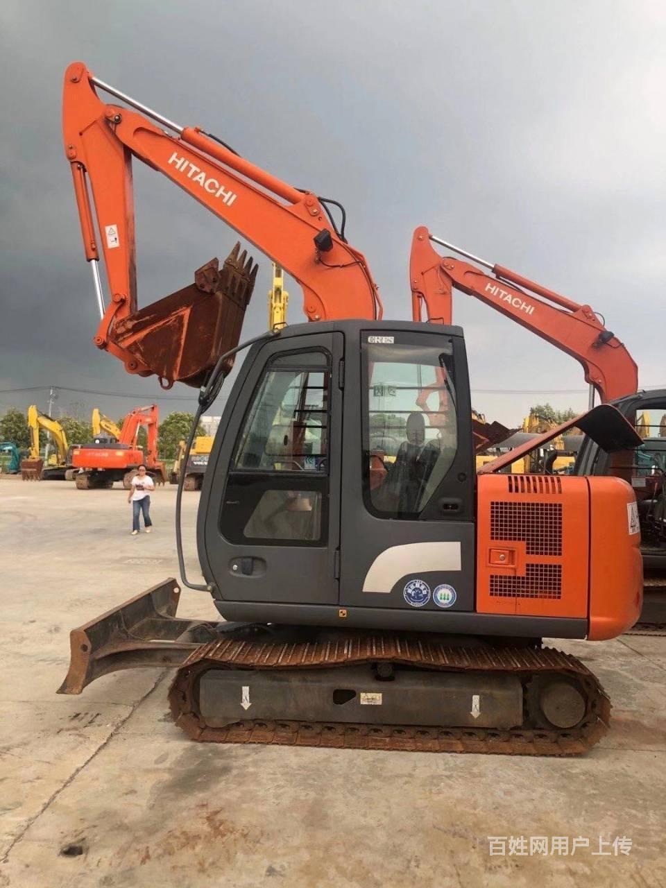 诚售 原装进口日立60二手挖掘机 证件齐全