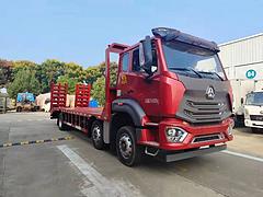 重汽豪瀚国六平板车 三轴前四后四 生产厂家现车报价