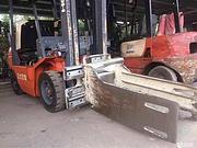 原装带侧移废纸抱夹叉车 3吨软包夹柴油二手叉车