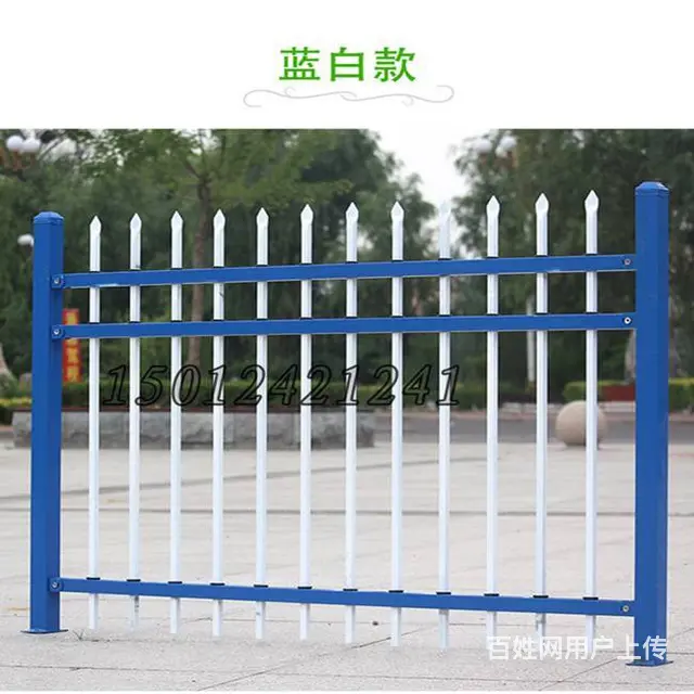 韶关铁艺围墙护栏厂家锌钢厂区院墙防攀爬围墙小区铁艺 - 图片 2