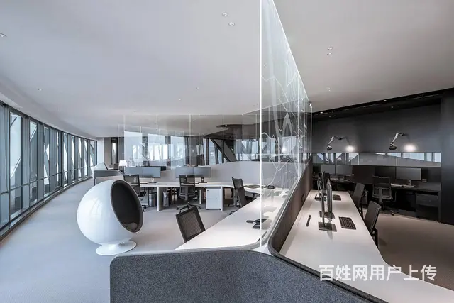 淄博现代简约办公楼办公空间装修设计 - 图片 4